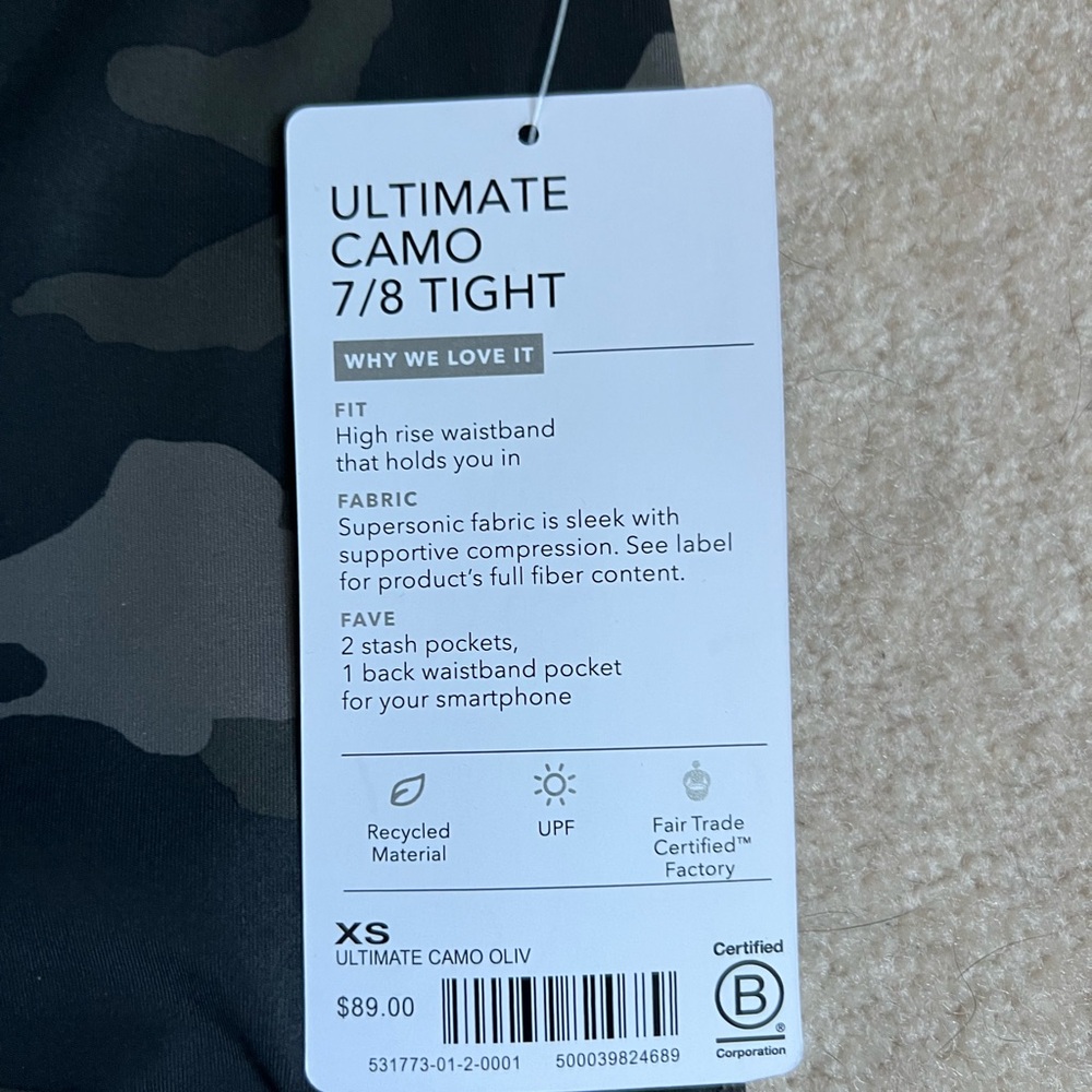 Athleta camo leggings